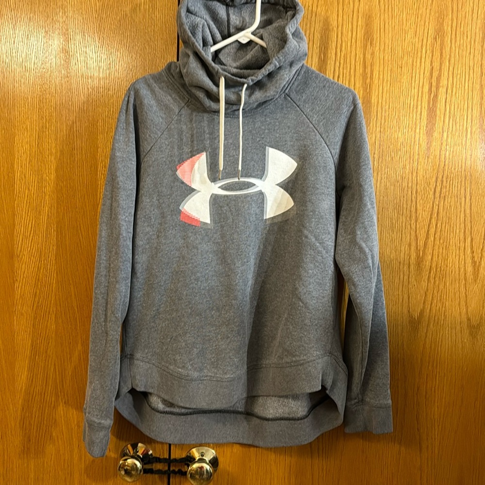 Under Armour gray hoodie size L